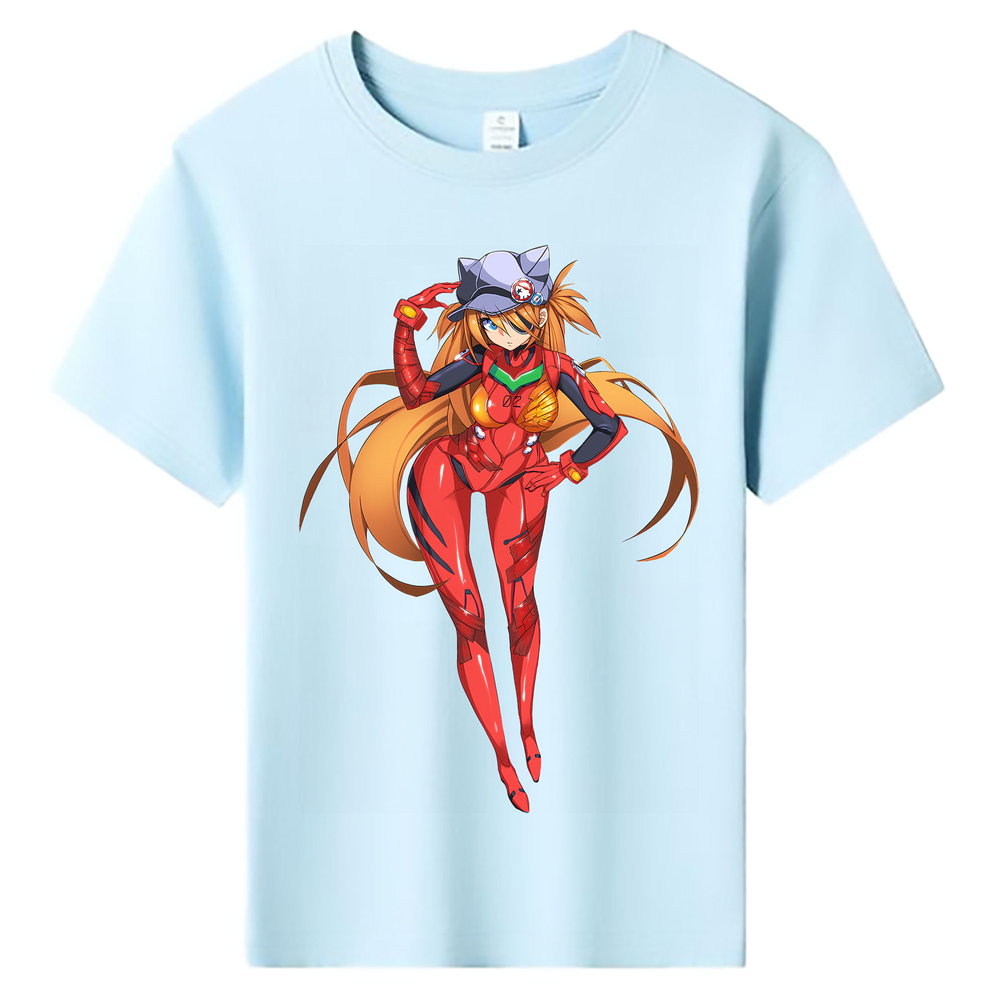 （画像用） EVA 新世紀エヴァンゲリオン 綿100％キッズTシャツ（フロントプリント）